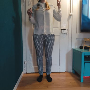 Trousers geometric pattern 36 S