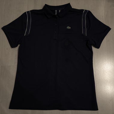Schwarzes Lacoste Poloshirt