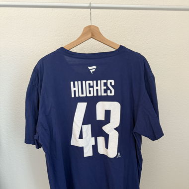 NHL Vancouver Canucks Quinn Hughes #43 Shirt