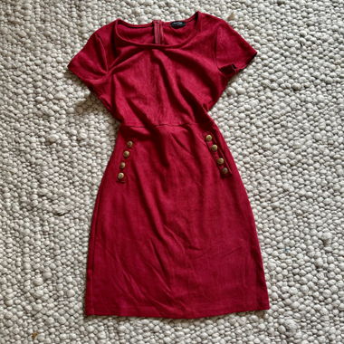 Abito rosso elegante Taglia S/M