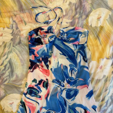 Blue dress 
