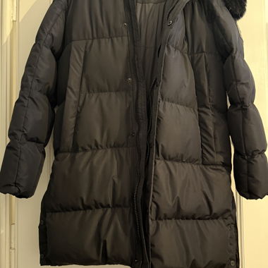 Long men's winter jacket