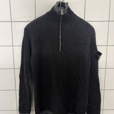 Stone Island Zip-Pullover schwarz