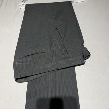 Pantaloni da completo Paul Kehl grigio scuro righe sottili tg. 50