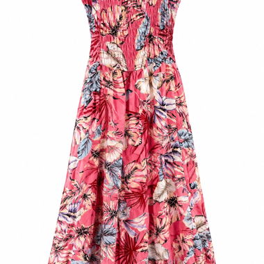 Long Rose Floral Dress