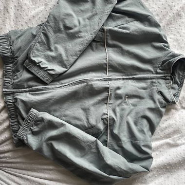 Nike Windbreaker Jacke graublau 
