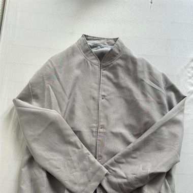 Hellgraue Oversized Jacke 