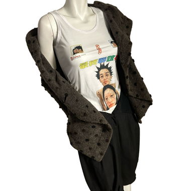 vintage japenese graphic top
