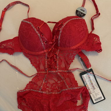 Body intimo con brillantini 
