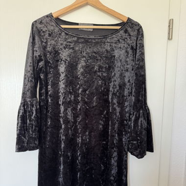 Robe velours noir