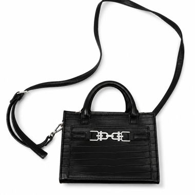 Sac a main noir a bandouliere