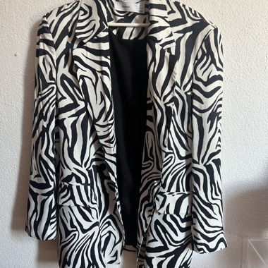 Zebra Print Blazer 