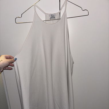 Zara casual white dress