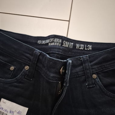 Dark blue jeans