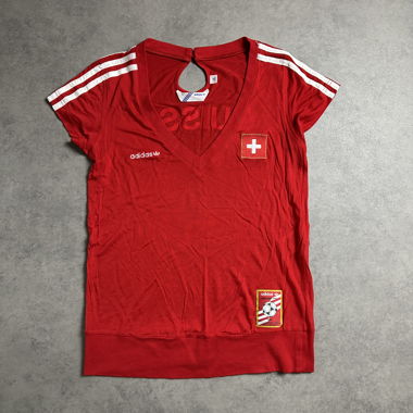 Adidas Switzerland Red Top