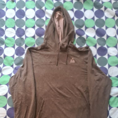 Hoodie gris de sport taille L