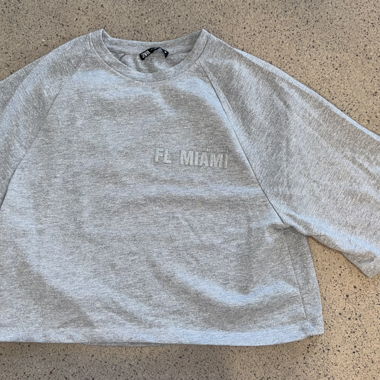 Oversized Crop Top von Zara in Gr. S