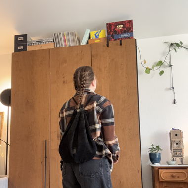 Rucksack Wildleder