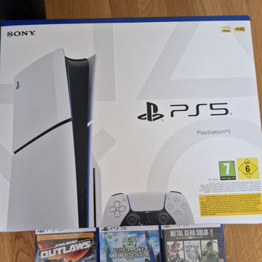 Playstation 5 mit garantie noch und 3spiele