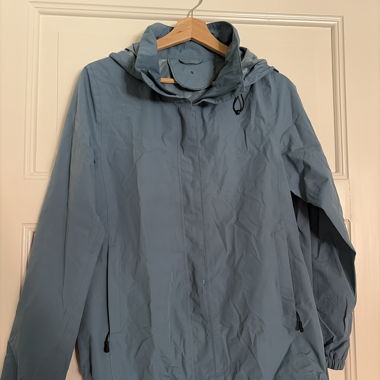 Lightweight Blue Rain Jacket