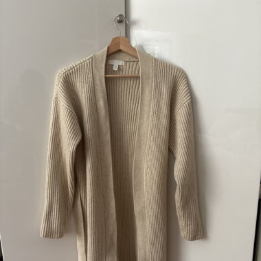 Beige Cardigan with Belt