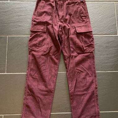 Pantalon velour cargo vans 