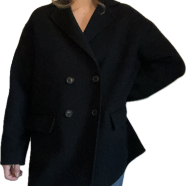 Cappotto corto nero