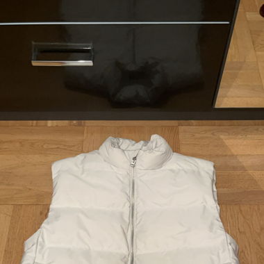 Veste sans manche blanc 