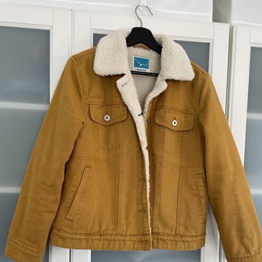 Gefütterte Jeansjacke