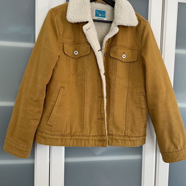 Gefütterte Jeansjacke