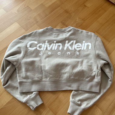 Sweat-shirt en jean Calvin Klein