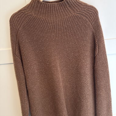 Maglione in maglia marrone