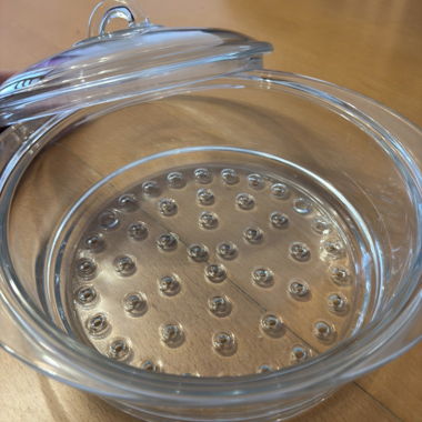 Dampfgarer aus Glas