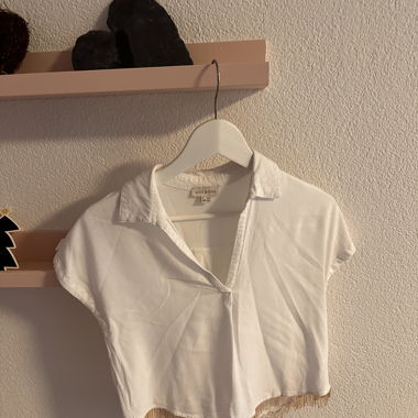 Bluse mit Goldfransen