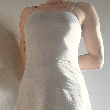 Alo Tennis Dress in Heather Gray 