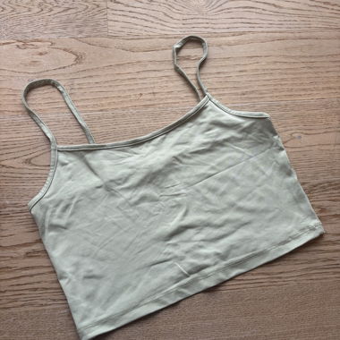 Crop top mint Stradivarius, taglia M
