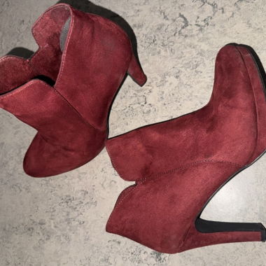 Bottines Tamaris, bordeaux, T. 40