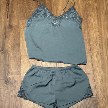 Pyjama vert dentelle - H&M - Taille XS