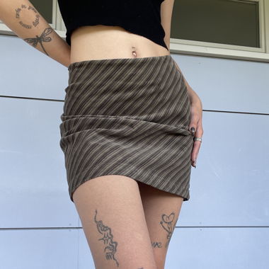 Corduroy Mini Skirt