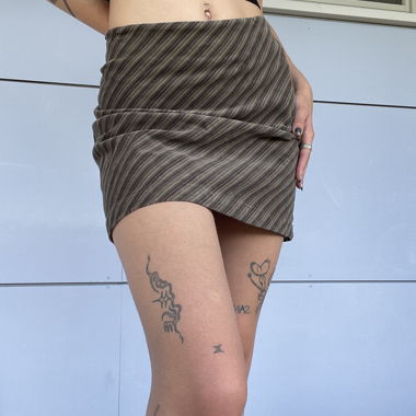 Corduroy Mini Skirt