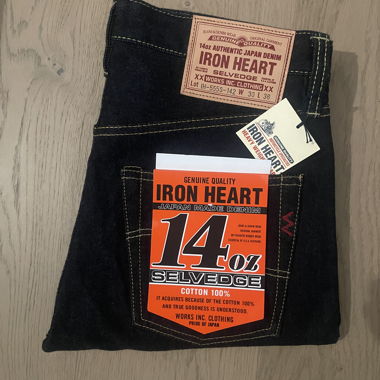 Iron Heart 14 oz Selvedge-Jeans Grösse 30