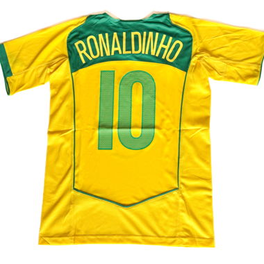 Maillot Vintage Brésil Ronaldinho #10 - S