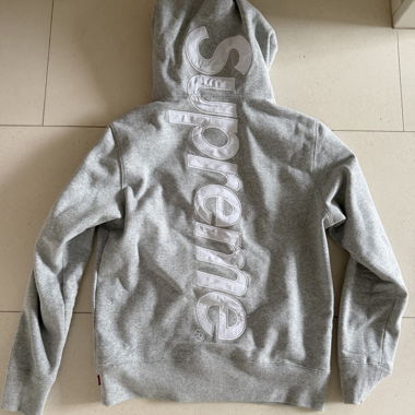 Supreme Hoodie Grey