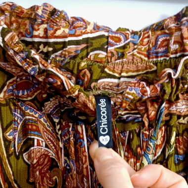 Nouvel pantalon léger à motifs cachemire