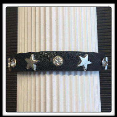 Bracciale Nero a Stelle