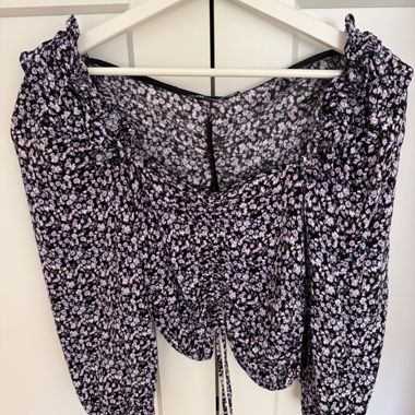 Top floreale ZARA
