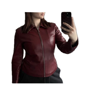 Red Leather Jacket 
