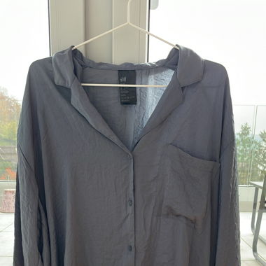 H&M Pyjama Set grau