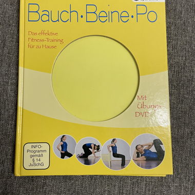Livre de fitness « Bauch Beine Po » avec DVD d'exercices
