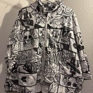 Comic-Print Jacket